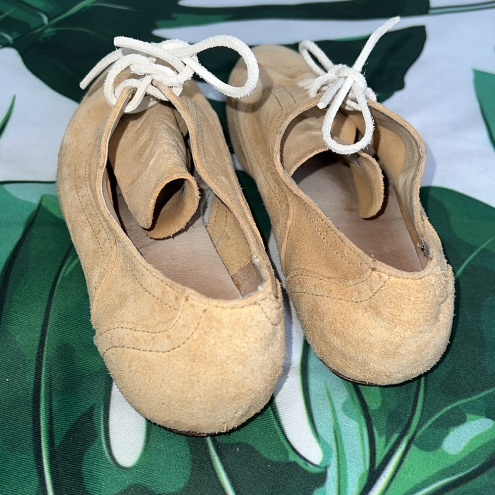 Sorel Light Tan Lace-Up Flats - Picture 7 of 7